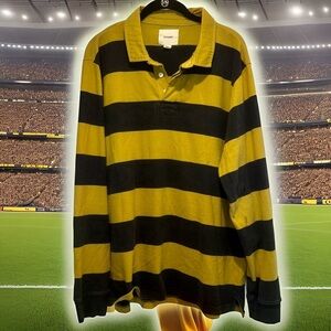 ❤️5 for $25❤️ - Old Navy rugby polo sweater worn in a film shoot